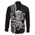 Black Hawaii Kanaloa God Family Matching Off Shoulder Maxi Dress and Hawaiian Shirt Hawaiian Octopus