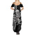 Black Hawaii Kanaloa God Family Matching Summer Maxi Dress and Hawaiian Shirt Hawaiian Octopus