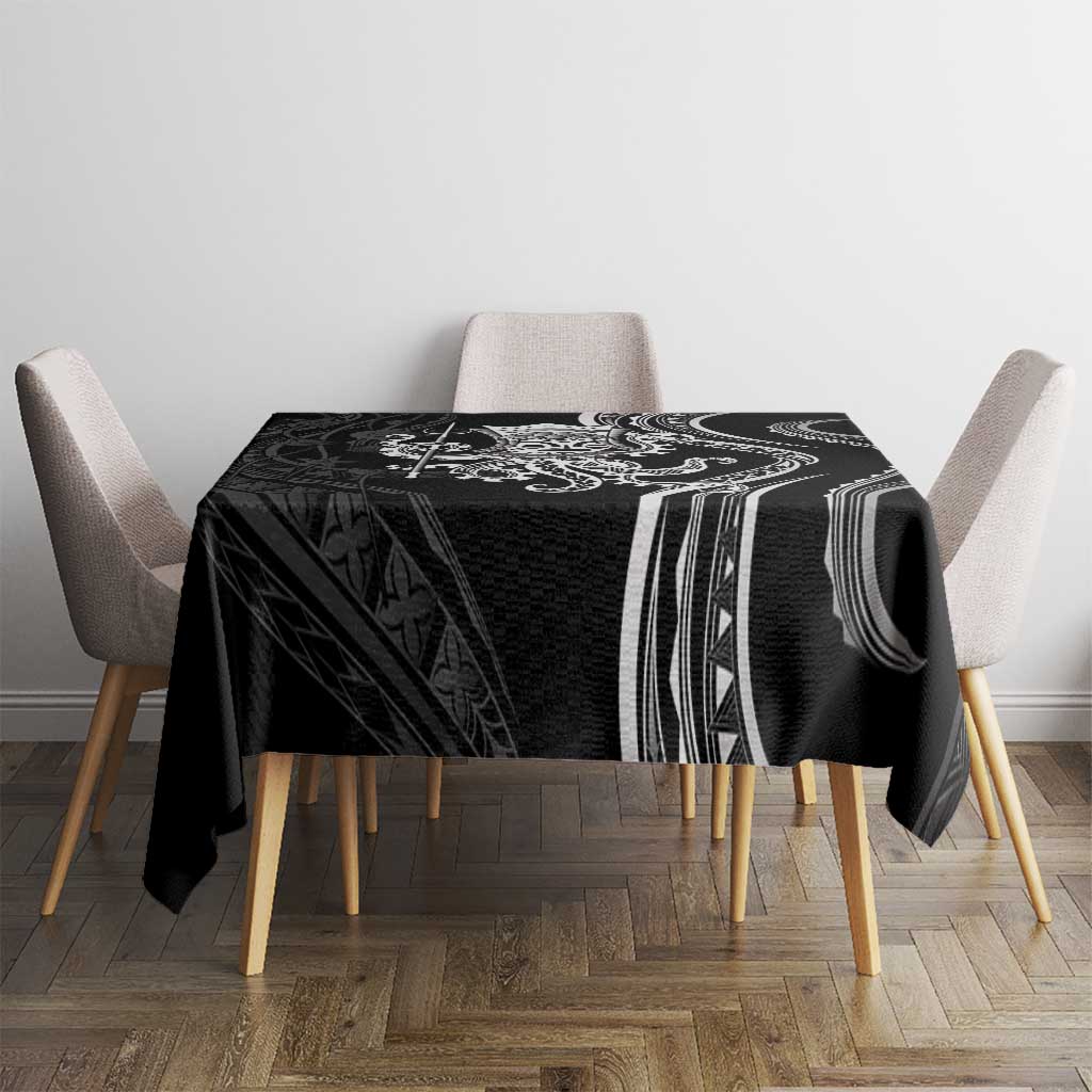 Black Hawaii Kanaloa God Tablecloth Hawaiian Octopus LT14 - Polynesian Pride