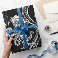 Black Hawaii Kanaloa God Wrapping Paper Hawaiian Octopus LT14 - Polynesian Pride