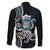 Turquoise Hawaii Kanaloa God Family Matching Off Shoulder Maxi Dress and Hawaiian Shirt Hawaiian Octopus