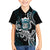 Turquoise Hawaii Kanaloa God Family Matching Off Shoulder Maxi Dress and Hawaiian Shirt Hawaiian Octopus