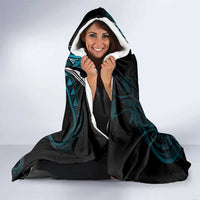 Turquoise Hawaii Kanaloa God Hooded Blanket Hawaiian Octopus LT14 - Polynesian Pride