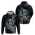 Turquoise Hawaii Kanaloa God Hoodie Hawaiian Octopus