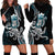 Turquoise Hawaii Kanaloa God Hoodie Dress Hawaiian Octopus