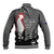 New Zealand ANZAC Day Baseball Jacket 25th April Silver Fern With Poppy