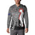 New Zealand ANZAC Day Button Sweatshirt 25th April Silver Fern With Poppy