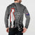 New Zealand ANZAC Day Button Sweatshirt 25th April Silver Fern With Poppy