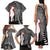 New Zealand ANZAC Day Family Matching Tank Maxi Dress and Hawaiian Shirt 25th April Silver Fern With Poppy