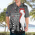 New Zealand ANZAC Day Hawaiian Shirt 25th April Silver Fern With Poppy