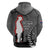 New Zealand ANZAC Day Hoodie 25th April Silver Fern With Poppy