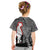 New Zealand ANZAC Day Kid T Shirt 25th April Silver Fern With Poppy