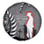 New Zealand ANZAC Day Spare Tire Cover 25th April Silver Fern With Poppy