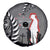 New Zealand ANZAC Day Spare Tire Cover 25th April Silver Fern With Poppy