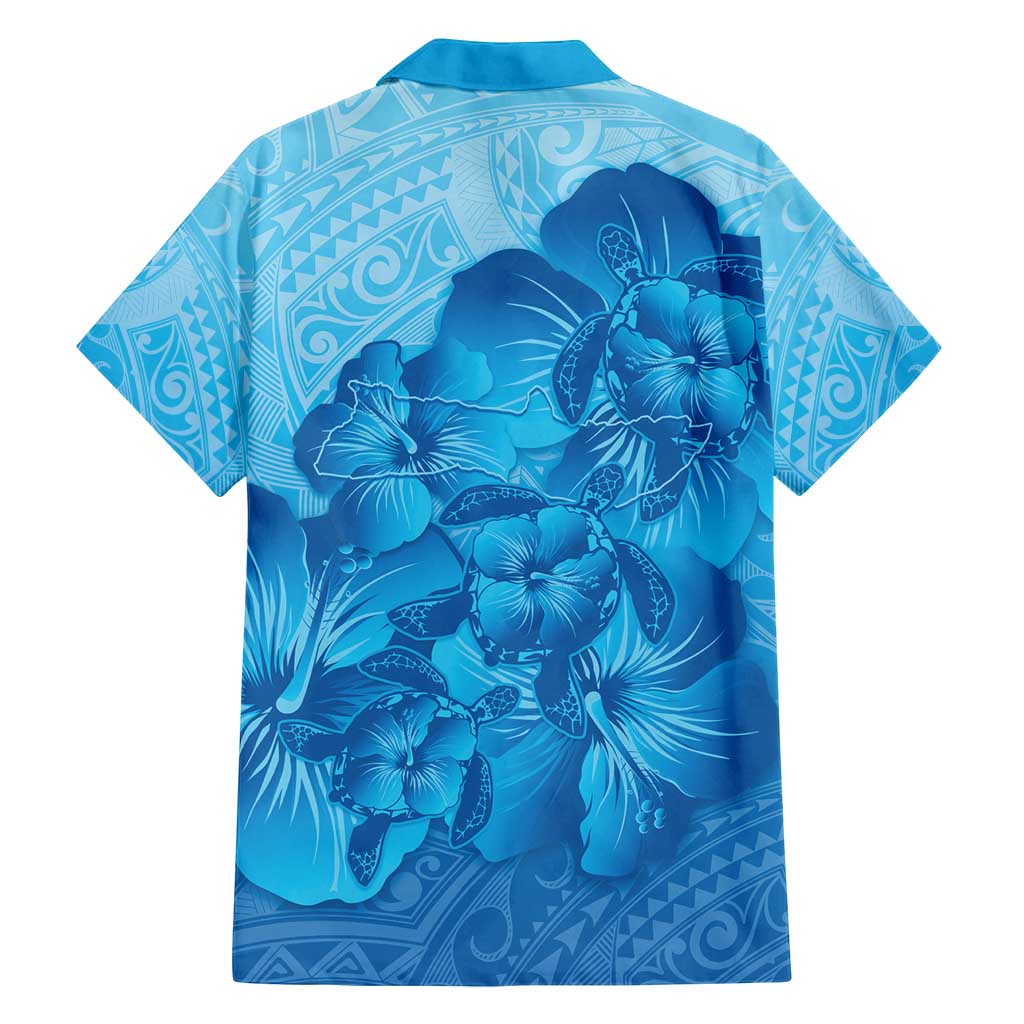 Aloha Hawaii Molokai Island Family Matching Puletasi and Hawaiian Shirt Hibiscus Tribal Honu Hawaiian Tattoo
