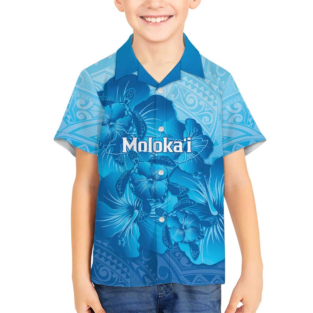 Aloha Hawaii Molokai Island Family Matching Summer Maxi Dress and Hawaiian Shirt Hibiscus Tribal Honu Hawaiian Tattoo