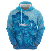 Aloha Hawaii Molokai Island Hoodie Hibiscus Tribal Honu Hawaiian Tattoo