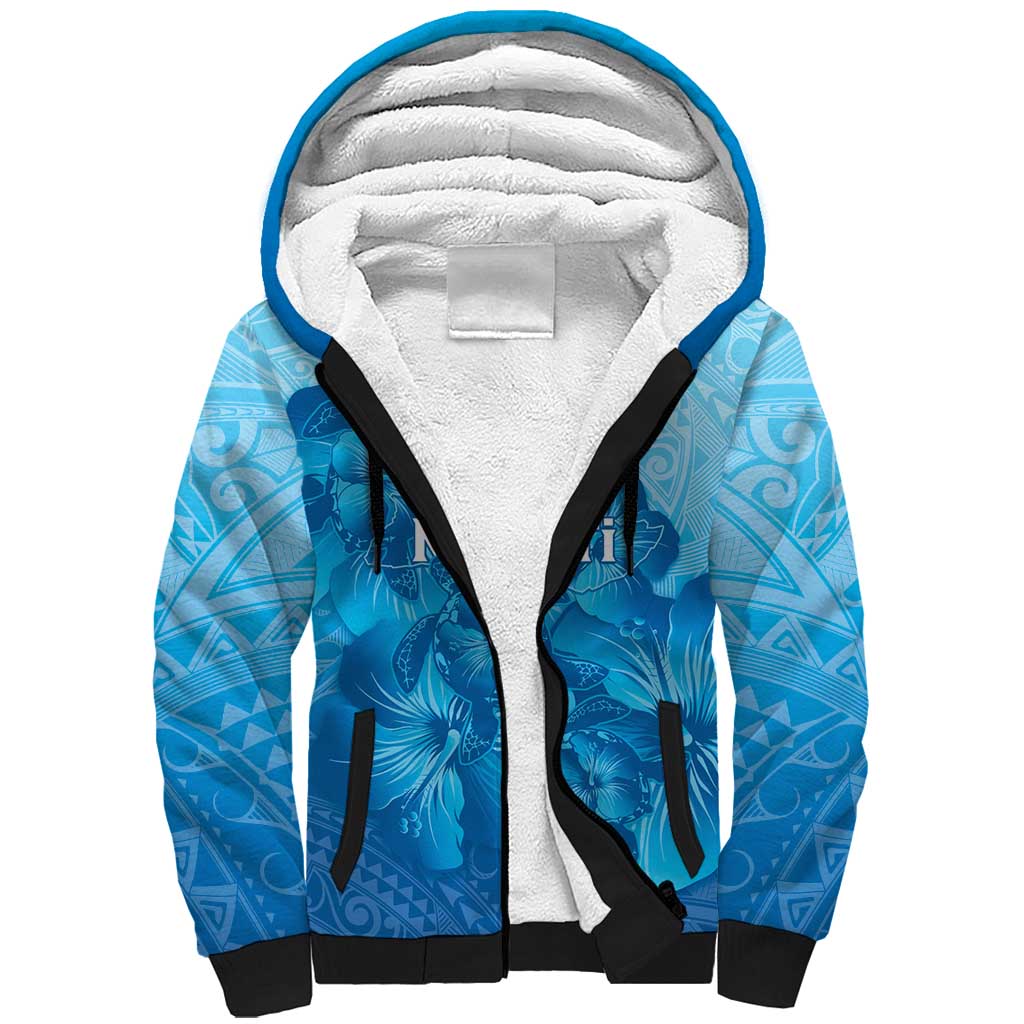 Aloha Hawaii Molokai Island Sherpa Hoodie Hibiscus Tribal Honu Hawaiian Tattoo