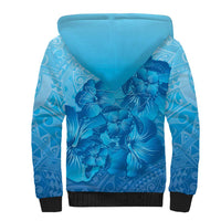 Aloha Hawaii Molokai Island Sherpa Hoodie Hibiscus Tribal Honu Hawaiian Tattoo