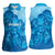 Aloha Hawaii Molokai Island Women Sleeveless Polo Shirt Hibiscus Tribal Honu Hawaiian Tattoo