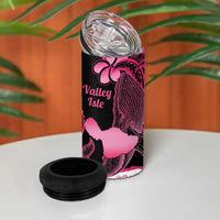 Aloha Hawaii Maui 4 in 1 Can Cooler Tumbler Valley Isle Humpback Whale Black