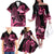 Aloha Hawaii Maui Family Matching Off The Shoulder Long Sleeve Dress and Hawaiian Shirt Valley Isle Humpback Whale Black