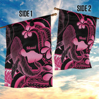 Aloha Hawaii Maui Garden Flag Valley Isle Humpback Whale Black LT14 - Polynesian Pride