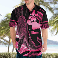 Aloha Hawaii Maui Hawaiian Shirt Valley Isle Humpback Whale Black LT14 - Polynesian Pride