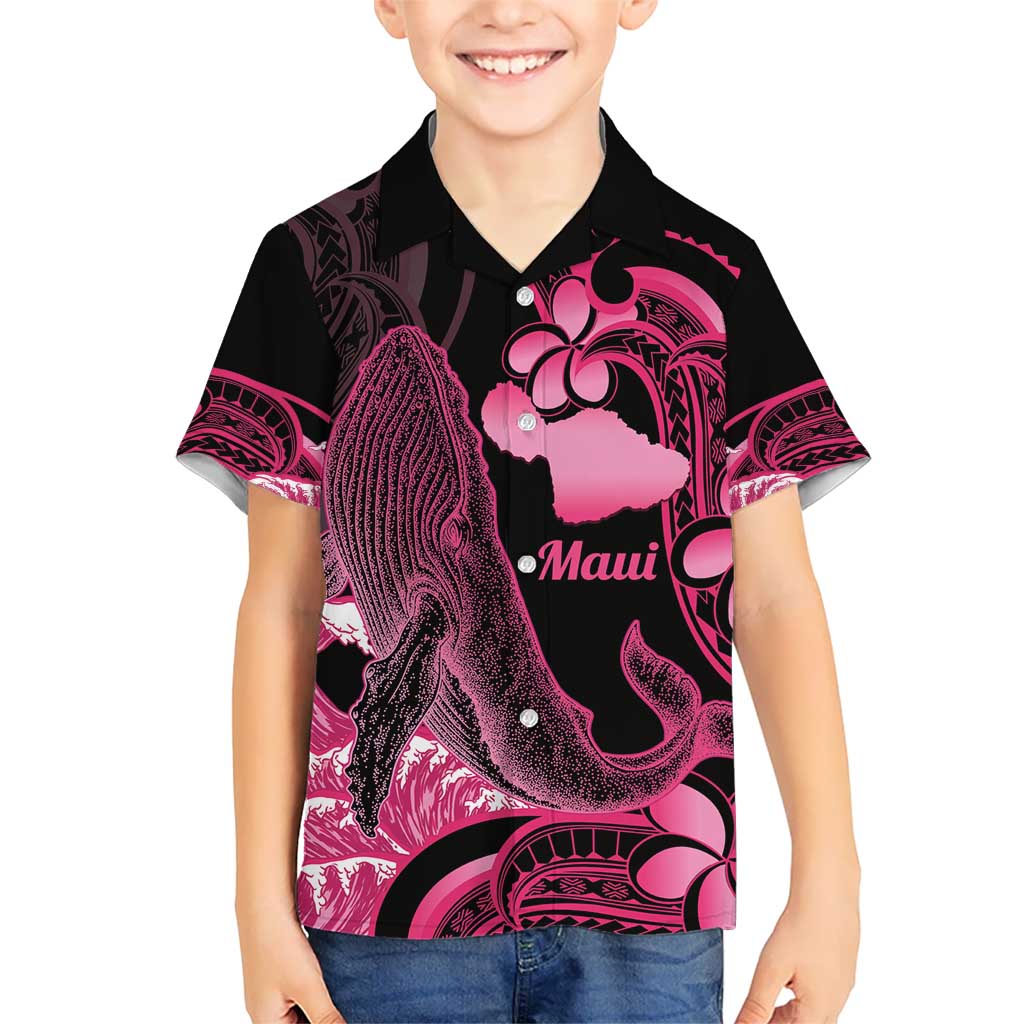Aloha Hawaii Maui Hawaiian Shirt Valley Isle Humpback Whale Black LT14 - Polynesian Pride