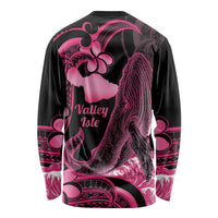 Aloha Hawaii Maui Long Sleeve Shirt Valley Isle Humpback Whale Black LT14 - Polynesian Pride