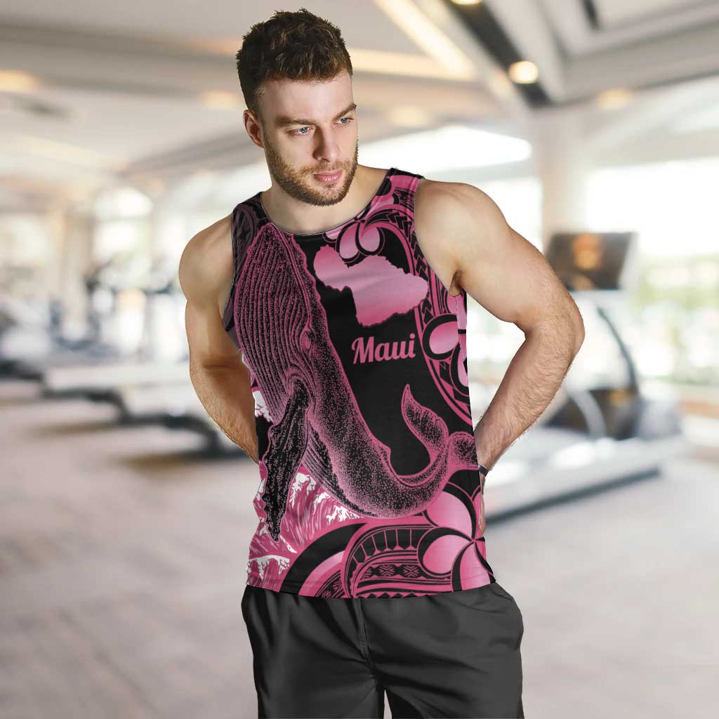 Aloha Hawaii Maui Men Tank Top Valley Isle Humpback Whale Black LT14 Black - Polynesian Pride