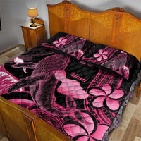 Aloha Hawaii Maui Quilt Bed Set Valley Isle Humpback Whale Black