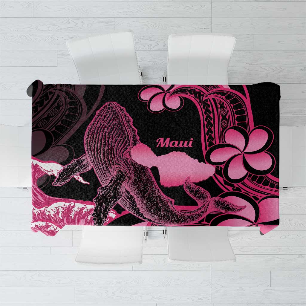 Aloha Hawaii Maui Tablecloth Valley Isle Humpback Whale Black LT14 Black - Polynesian Pride