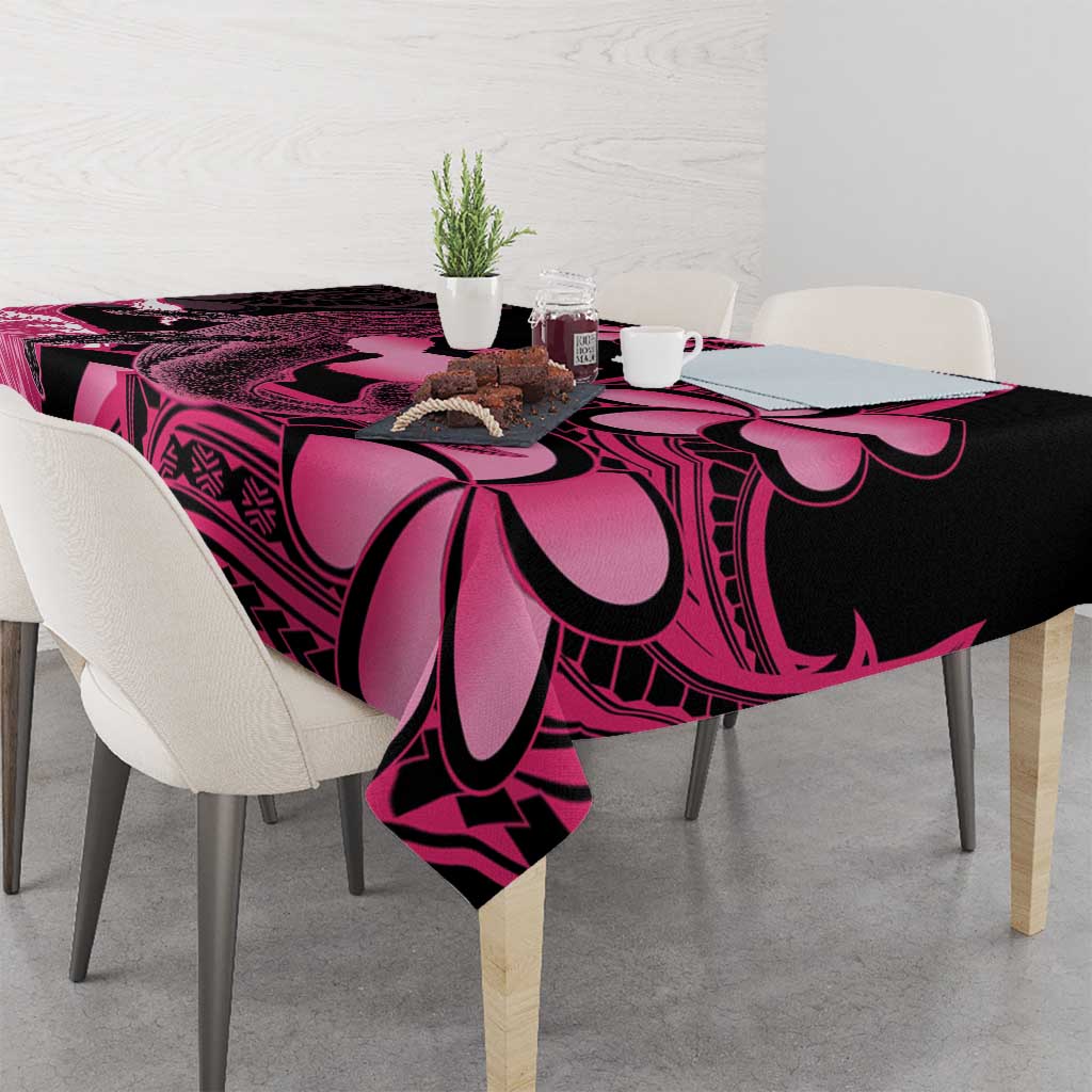 Aloha Hawaii Maui Tablecloth Valley Isle Humpback Whale Black LT14 - Polynesian Pride