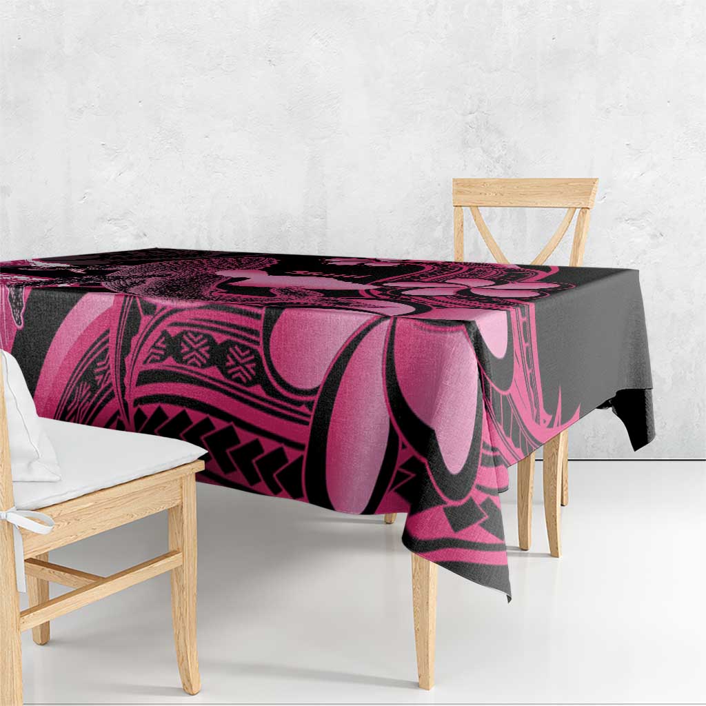 Aloha Hawaii Maui Tablecloth Valley Isle Humpback Whale Black LT14 - Polynesian Pride