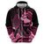 Aloha Hawaii Maui Zip Hoodie Valley Isle Humpback Whale Black