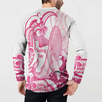 Aloha Hawaii Maui Button Sweatshirt Valley Isle Humpback Whale White LT14 - Polynesian Pride