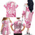 Aloha Hawaii Maui Family Matching Off The Shoulder Long Sleeve Dress and Hawaiian Shirt Valley Isle Humpback Whale White