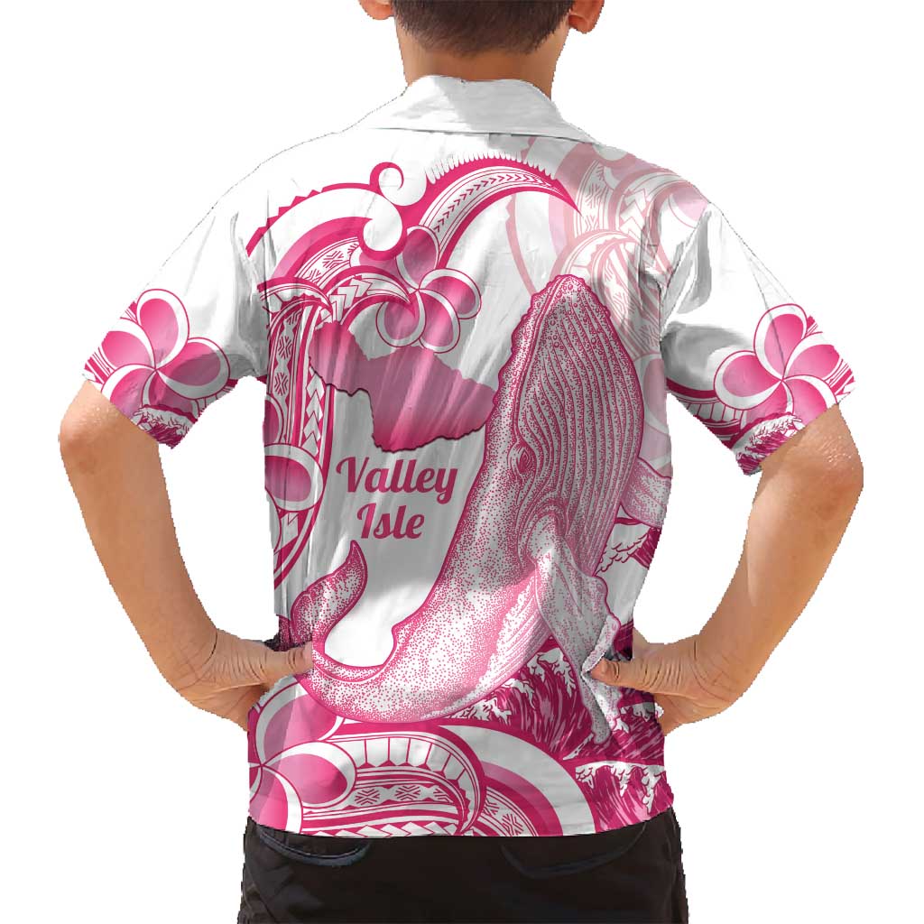 Aloha Hawaii Maui Family Matching Off Shoulder Maxi Dress and Hawaiian Shirt Valley Isle Humpback Whale White