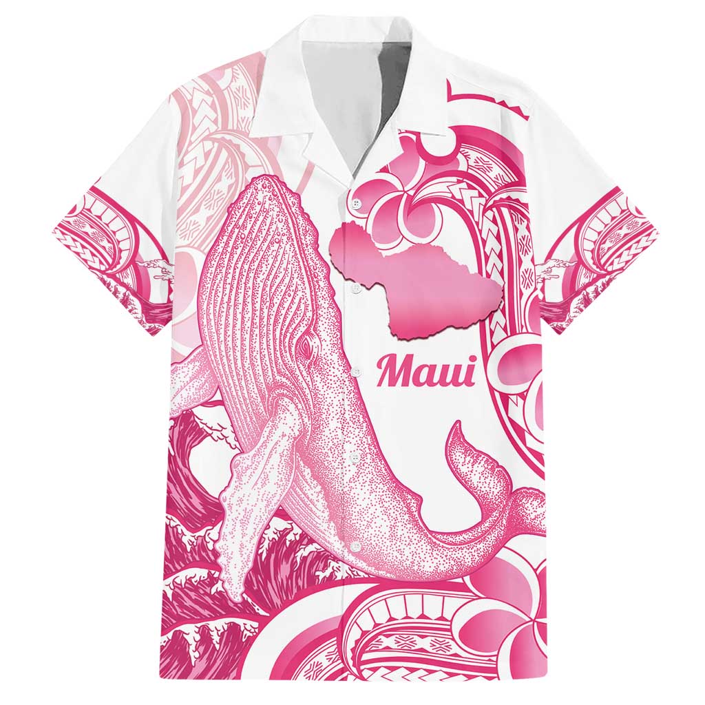 Aloha Hawaii Maui Hawaiian Shirt Valley Isle Humpback Whale White LT14 White - Polynesian Pride