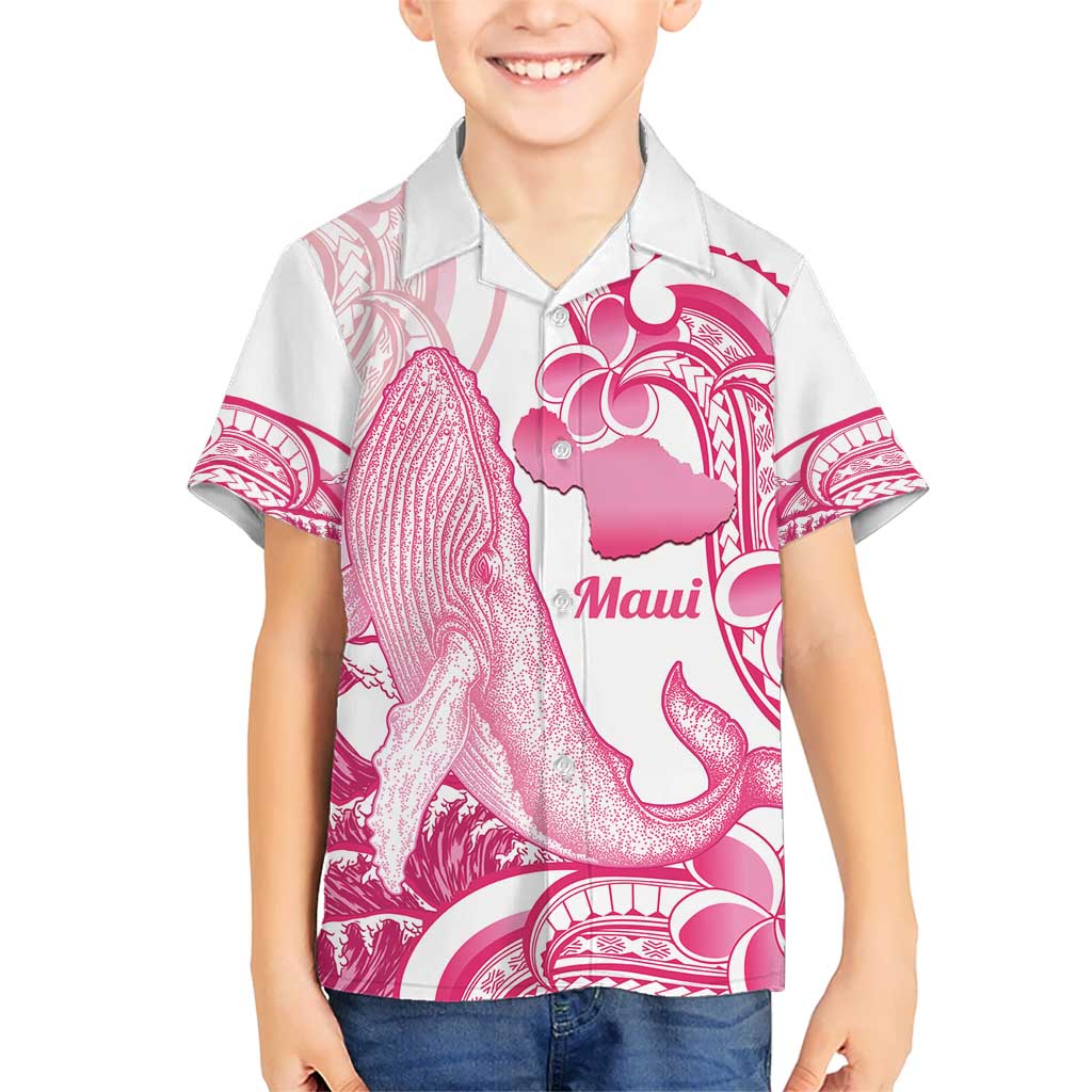Aloha Hawaii Maui Hawaiian Shirt Valley Isle Humpback Whale White LT14 - Polynesian Pride