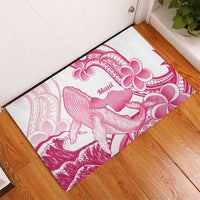 Aloha Hawaii Maui Rubber Doormat Valley Isle Humpback Whale White LT14 - Polynesian Pride