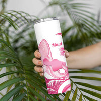 Aloha Hawaii Maui Skinny Tumbler Valley Isle Humpback Whale White