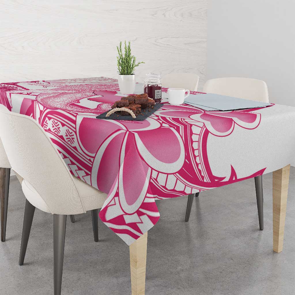 Aloha Hawaii Maui Tablecloth Valley Isle Humpback Whale White LT14 - Polynesian Pride