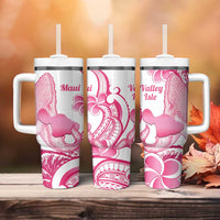 Aloha Hawaii Maui Tumbler With Handle Valley Isle Humpback Whale White LT14 - Polynesian Pride