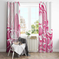 Aloha Hawaii Maui Window Curtain Valley Isle Humpback Whale White LT14 - Polynesian Pride