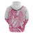Aloha Hawaii Maui Zip Hoodie Valley Isle Humpback Whale White