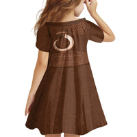 Vanuatu Indipendens Dei Family Matching Off The Shoulder Long Sleeve Dress and Hawaiian Shirt Yumi 44th Sand Drawing Turtle Mix Lapita