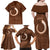 Vanuatu Indipendens Dei Family Matching Off Shoulder Maxi Dress and Hawaiian Shirt Yumi 44th Sand Drawing Turtle Mix Lapita