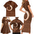 Vanuatu Indipendens Dei Family Matching Short Sleeve Bodycon Dress and Hawaiian Shirt Yumi 44th Sand Drawing Turtle Mix Lapita